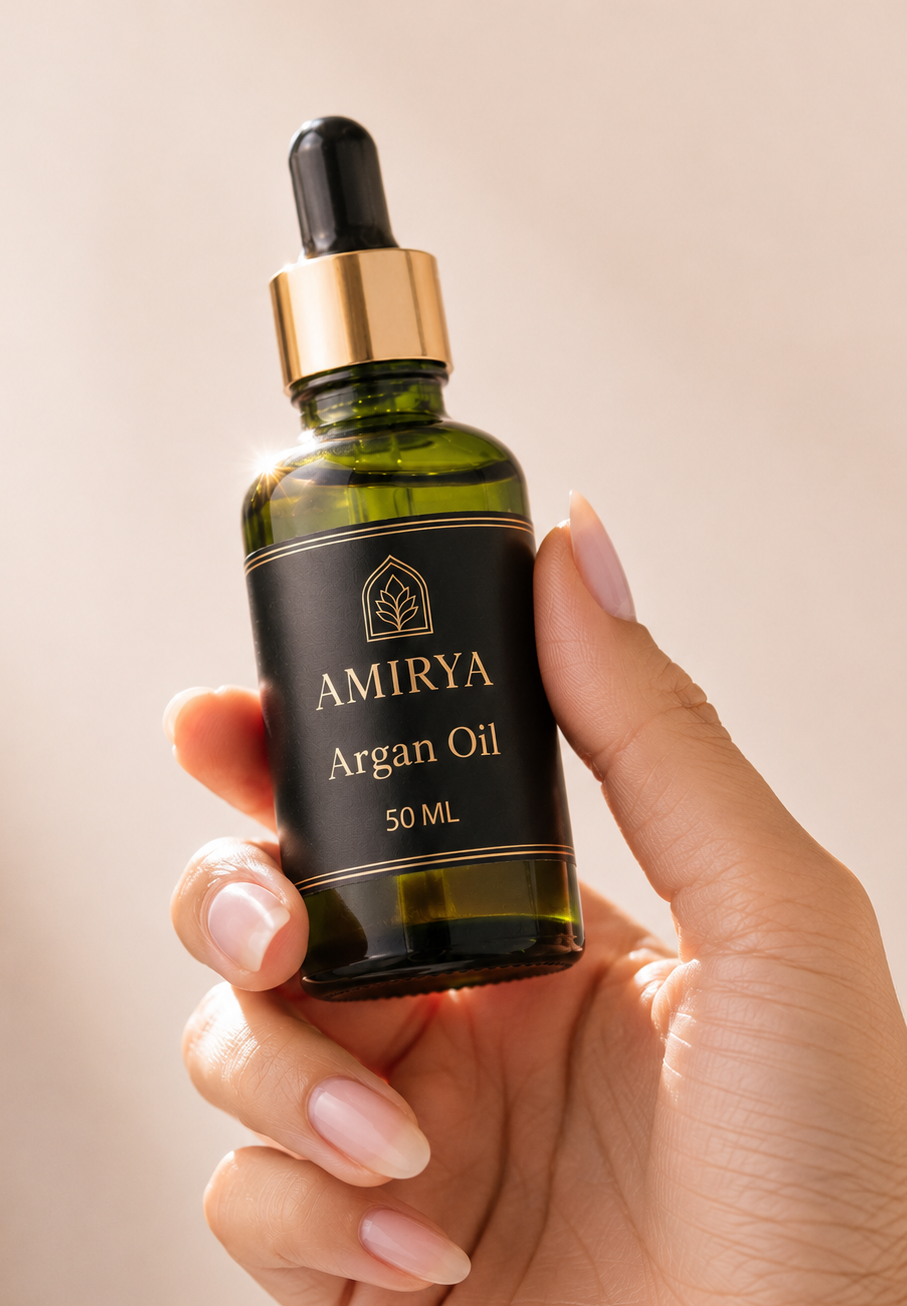 Amirya Pflegeset – Arganöl & Hair Oil Treatment